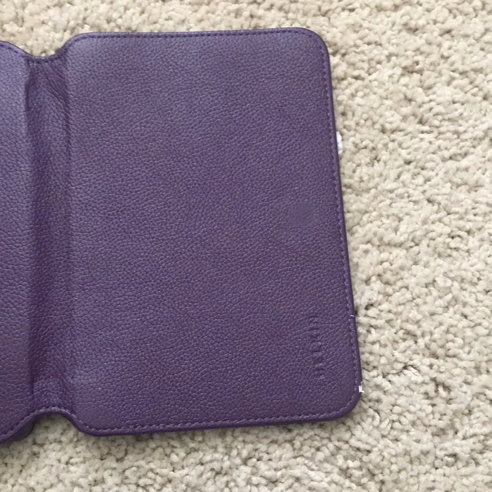 E-reader with Purple Protective Cover